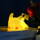 Pokemon Pikachu Anime Soft Night Light, Luz LED bonito, Luz de cabeceira do quarto, Decoração do quarto, Decoração de mesa Kawaii, Dute Light, Novo