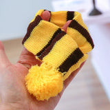 Dog Winter Wear 1 Set(hat+scarf+leg Warmers) Rainbow Stripe Knitted Dog Scarf Winter Warm Hat Footwear Sloves Pet Clothes