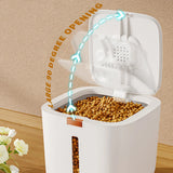 Pet Food Storage Barrel, Large Sealed Moisture-Proof Food Container for Cat Food and Dog Food
