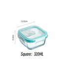 Glass Food Storage Containers Kitchen Organizer, Bento Lunch Boxes，Storage Vegetable Fruit Kitchen Accessories