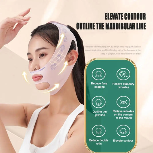 New Design Chin Up Mask V Line Shaping Face Masks Face Sculpting Sleep Mask Facial Slimming Strap Face Lifting Belt