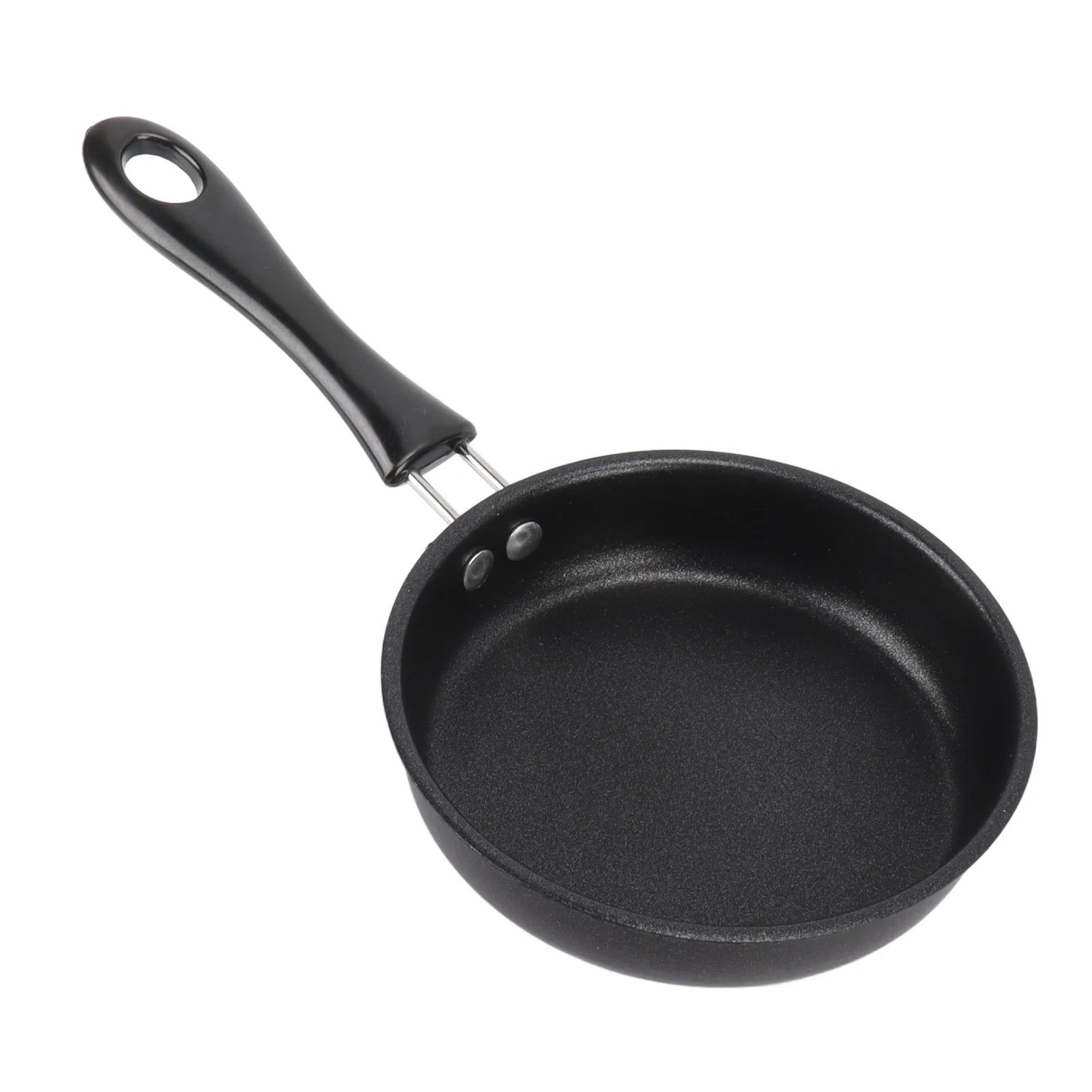 1PC 12-20cm Mini Frying Pan Non-Stick Thickened Stainless Steel Frypan Pot Fried Eggs Saucepan Gas/Induction Kitchen Cookware 
﻿