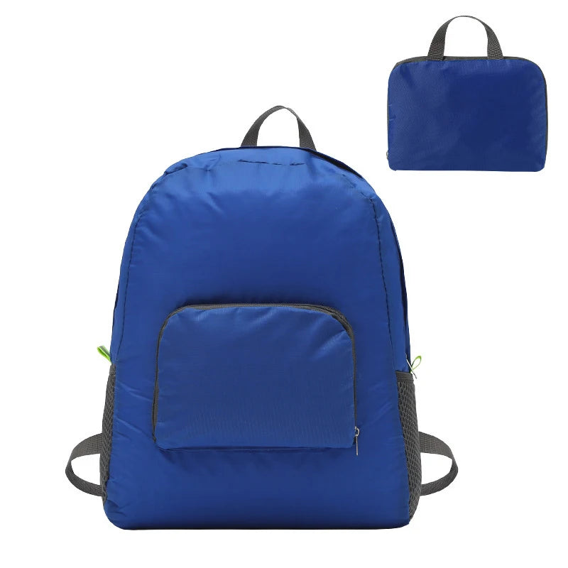 New Foldable Backpack Lightweight Nylon Casual Backpack Outdoor Travel Men Women Daypack Student Schoolbag Simple Knapsack