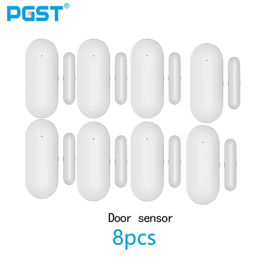 PGST door sensor, intelligent home door and window security detection, door opening alarm, 433MHz door detector, used to detect