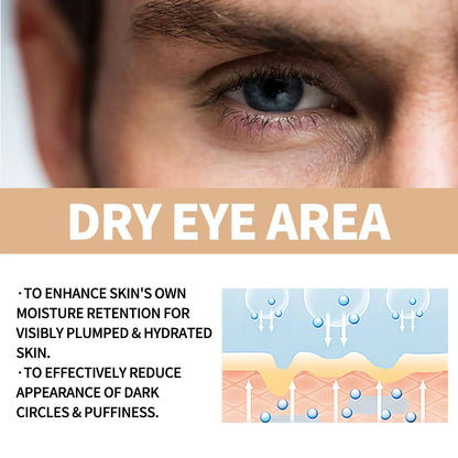 Retinol masculino creme para os olhos saco de olho endurecimento creme de levantamento clareamento olheiras pele dos olhos reparação instantânea soro vara cuidados com a pele