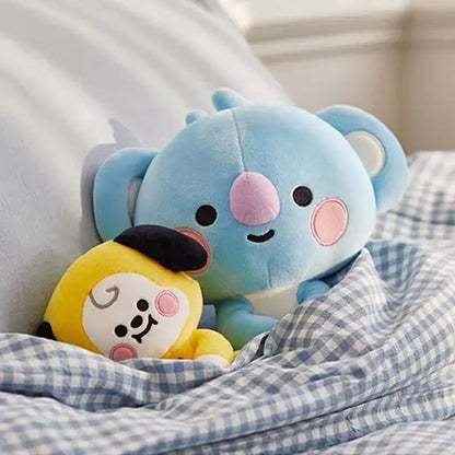 10-12cm Bandai Plush Toy Backpack Korean Bts Kawaii Doll Homecoming Season Dormitory Christmas Gift Birthday Grabbing Doll