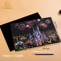 2 Sheets Scratch Paper Art Kit DIY Craft World Landmarks Animals City Scene Stylus Drawing Toy Adult Stress Relief Creative Gift