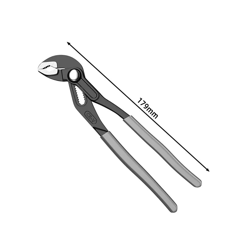 7"/8"/10"/12" Heavy Duty Quick Pipe Wrenches Large Opening Universal Adjustable Water Pipe Clamp Pliers Hand Tools for Plumber