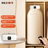 Secadora de ropa eléctrica multifuncional con control remoto, para el hogar, con armario, para suelo, secadora de ropa, aire caliente y temporizador.