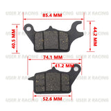 USER-X Universal Motorcycle Disc Brake Pad Front Rear Disc Brake Pads Block Shoes Scooter VICTORIA Blade RG125 Honda 145