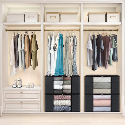 New Large Capacity Clothes Storage Bag Foldable Blanket Storage Containers for Organizing Bedroom Closet