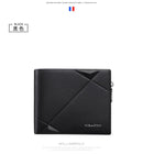 Men's Slim Wallet Genuine Leather Mini Purse Casual Design Bifold Wallet Brand Short Slim Wallet WILLIAMPOLO Luxury brand