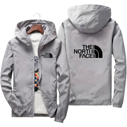 Chaqueta con capucha para hombre, nueva y popular para primavera y otoño de 2025, ideal para actividades al aire libre, ocio, moda urbana, chaqueta para hombre.