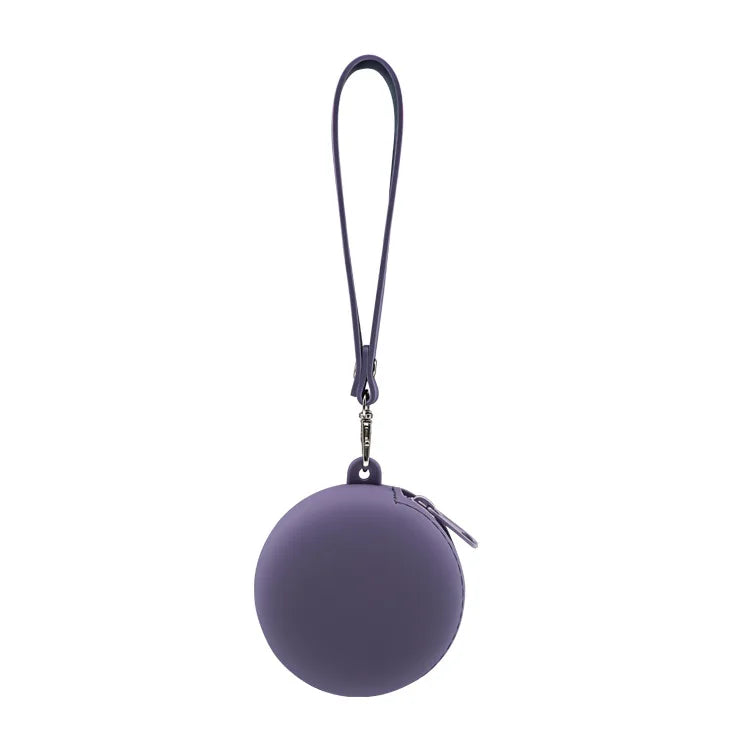 Small Purse Silica gel Handbags For Women Round Shape Mini Luxury Designer Female Messenger Coin Purse