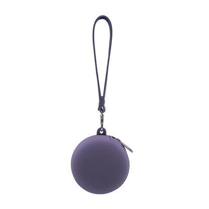 Small Purse Silica gel Handbags For Women Round Shape Mini Luxury Designer Female Messenger Coin Purse