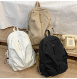 Large Capacity Schoolbag for Boys and Girls, High School and College Students, Simple Casual Sports Backpack, Fashion Travel Backpack