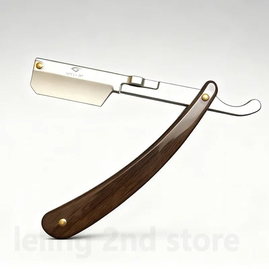 Stainless Steel Folding Shave Knife Beard Straight Razor Hair Dressing Tool Men Manual Convenience Hair Trimmer Shaver Barbeador
