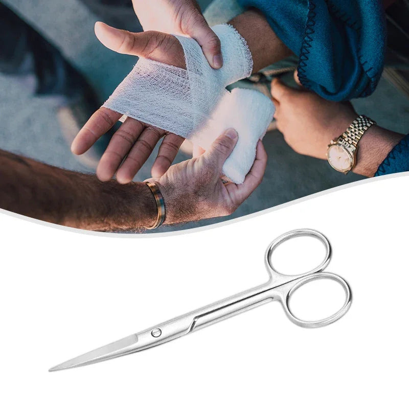 10cm/11.5cm/13cm/14cm/16 cm Animal Veterinary Vet Medical Stainless Steel Surgical Scissors Straight curved Tip Haircut Scissors