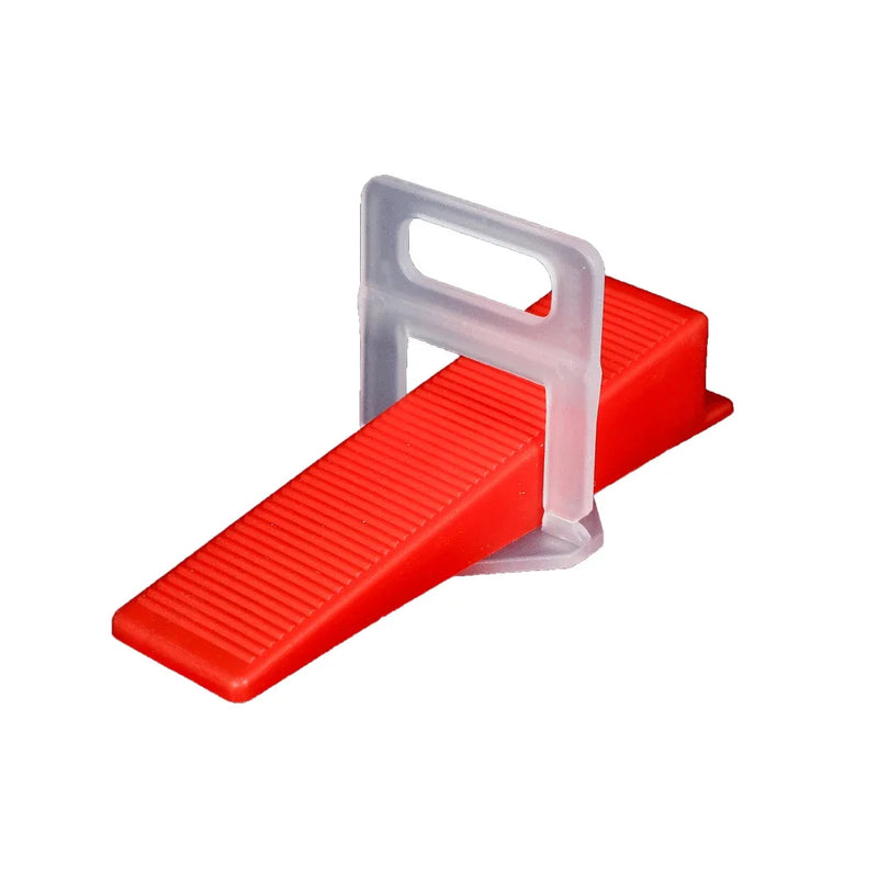 100-800PCS Floor Tile Leveling System Clips Spacers Straps Tile Piler Wadge Ceramic Tile Laying Leveling Construction Tools