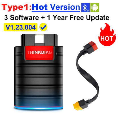 THINKCAR Thinkdiag hot Version Full System all car 16 Reset Service 1 Year Free OBD2 Diagnostic scan Tool Active Test ECU Coding