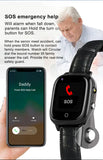 Smart Watch for Elderly Fall Detection GPS Positioning 4G SIM Card SOS Phone Call Heart Rate T