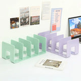Multi-function Book Magazine Bookshelf Storage Bookends Stand Desk Organizer Holder for Books CD Files School Office Supplies