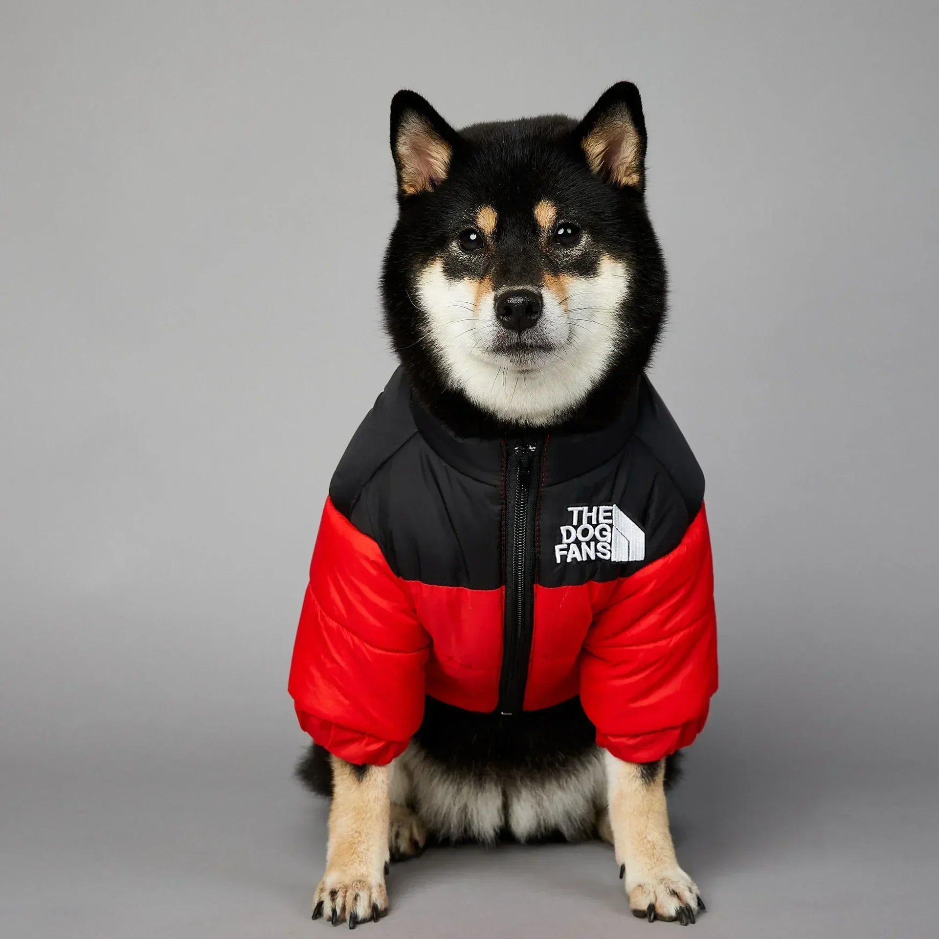 Puppy Coat Dog Down Jacket The Dog Fans Winter Pet Clothes for Small Medium Dogs Warm Thick Dog Vest French Bulldog Dropshipping