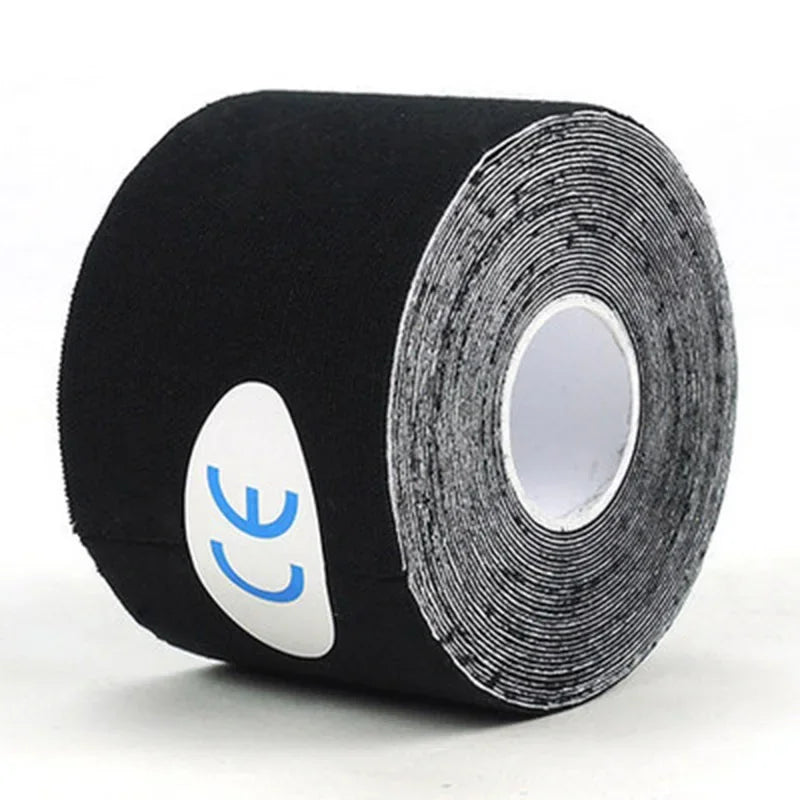 5 rollos de cinta deportiva kinesiológica para gimnasio, tenis, fitness, correr, alivio del dolor muscular de rodilla, rodilleras.
