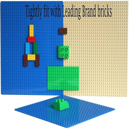 Placa base de 32 x 32, 16 x 32, 16 x 16 puntos, bloques de construcción, placa base de plástico para bricolaje, accesorios de ladrillo clásicos, juguete para niños