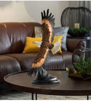 Chinese Style Simulated Eagle Ornaments Resin Decoration for Home Living Room Wine Cabinet Foyer Office Crafts