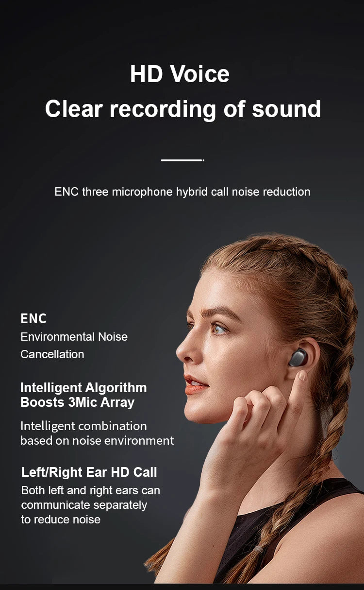 Auriculares inalámbricos FIIL T2 Pro con micrófono dual, 37 dB, híbridos ANC, Bluetooth 5.2, TWS ENC, auriculares de alta fidelidad, carga inalámbrica rápida.