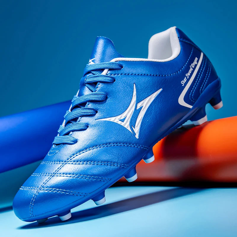 New Men Soccer Shoes Match Sneakers Football Boots Long Spikes Ultralight Breathable Indoor Cleats Training Drop Shipping