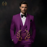 Traje blanco roto para hombre, para boda, cena, fiesta o cóctel, de 3 piezas (chaqueta, chaleco y pantalón), talla personalizada, color y vestido.