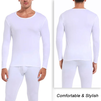 Thermal Underwear for Men Long Johns with Fleece Lined Sport Base layer in Cold Weather Winter