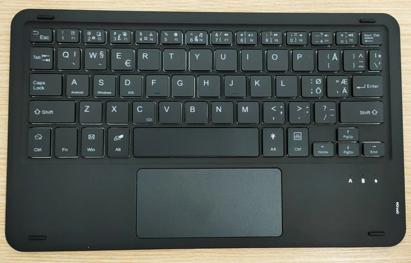 Bluetooth Keyboard Case For Xiaomi Pad 7 7 Pro 11.2 Trackpad Tablet Case Russian Arabic Hebrew Spanish Korean French Keyboard