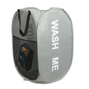 Portable Pop Up Laundry Hamper, Wide Opening, Breathable, Foldable, Space Saving, Basket for Dorm, Travel, Bathroom Items 