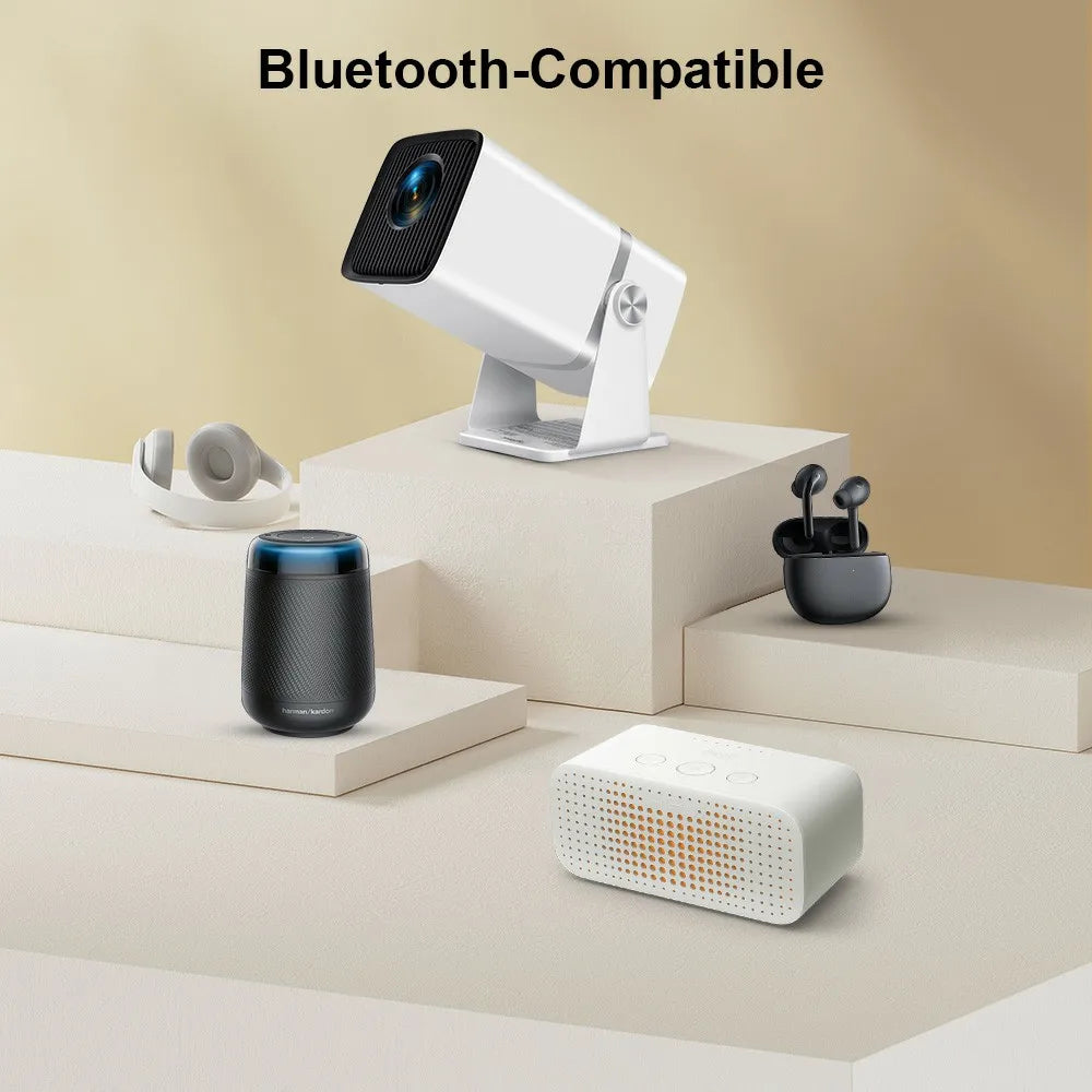 ThundeaL TD80W Full HD 1080P Mini Projector 4K Android WiFi 3D Home Theater TD80 Portable Projetor Meeting Video Movie PK HY320