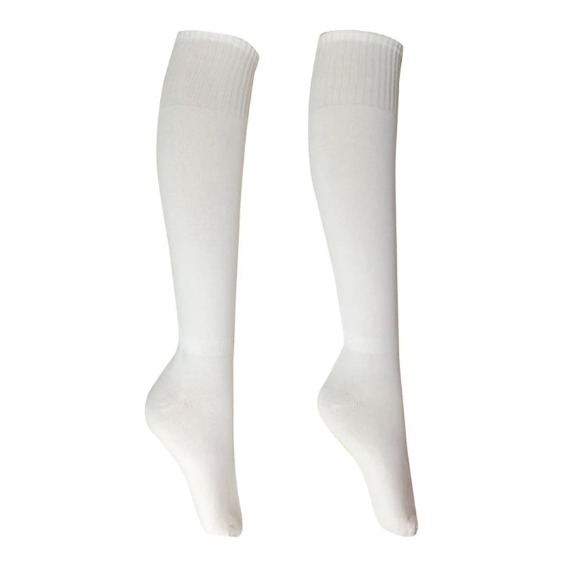 1 Pair Outdoor Sports Soccer Socks Men Women Rugby Breathable Football Socks Knee Volleyball Baseball Hockey Adult Long Socks
