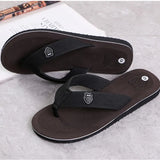 Men's Casual Flip Flops Fashion Beach Shoes Men Summer Non-Slip Flat Slides Men's Slippers Indoor House Shoes Man Male Slipper