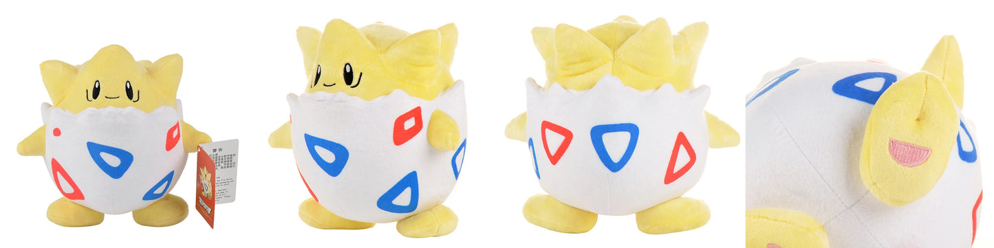 Peluche de Pokémon de alta calidad con etiqueta, dibujo animado de Pikachu, Charmander, Squirtle, Bulbasaur, muñeco de peluche, regalo para niños.