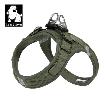 Truelove Pet harness For small and medium Dog Breathable Nylon Mesh Outdoor Training Adjustable Chest Heavy Duty TLH3013