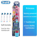 Oral B Electric Toothbrush for Kid Soft Brush Rotation Clean Teeth Brush For Kid Gentle Clean Teeth Waterproof Kid Tooth Brush