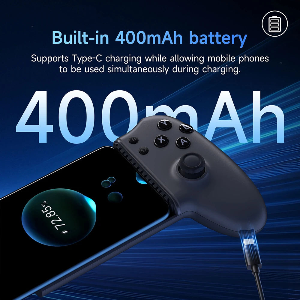 EasySMX M15 Bluetooth Mobile Phone Controller for Android/iPhone/Cloud Gaming/Xbox Game Pass/PS Remote Play/Switch 1/2