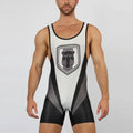 Kennel Club CB13 Men's Zipper Back Singlets Sexyman Bandit One Piece Sleeveless Gym Sports Fitness Clothing 
