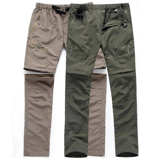 Pantalones de senderismo para hombre, de verano, de secado rápido, para exteriores, impermeables, transpirables, tácticos, para viajes, acampada, trekking, pantalones cortos