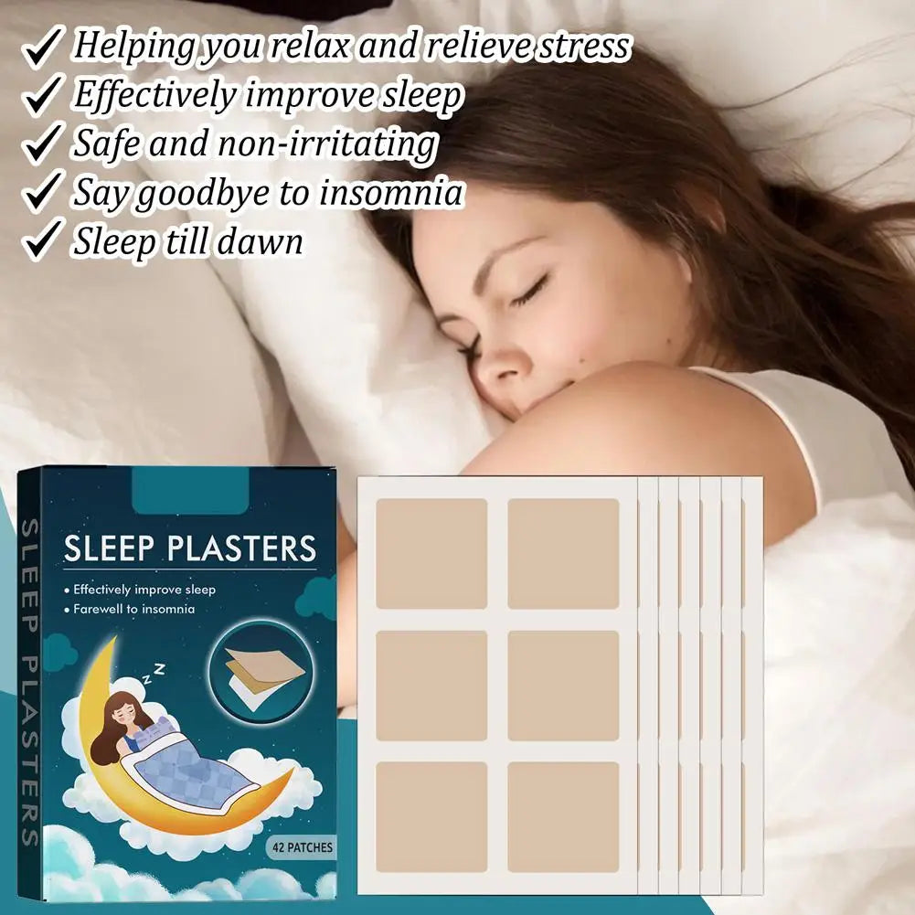 42Pcs Disposable Anti Snoring Stickers For Night Sleep Lip Nose Breathing Nasal Strips For Snoring Children Adult Stick