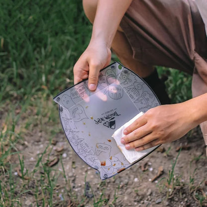 Outdoor Lightweight Folding Tableware Portable Bowl Dinner Plate Coffee Filter Funnel Water Cup Multi-purpose Camping Tableware