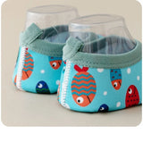 2026 Summer 0-5Y Baby Girls Walkers Shoes Mesh Breathable Anti-Slip Soft Boys Children Shoes Cartoon Print Toddler Indoor Shoes