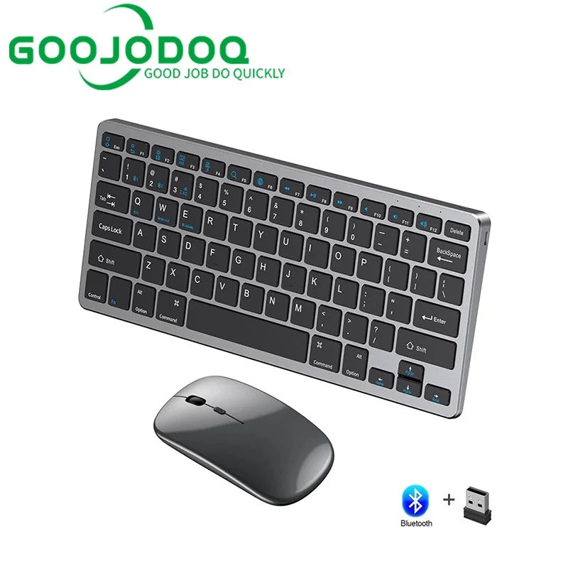 Mini teclado multimedia inalámbrico Bluetooth 5.0 2.4G para portátil, PC, TV, iPad, Macbook y Android. 