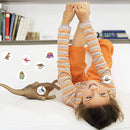 100-500pcs 1'' Round Dinosaur Stickers for Teacher Reward Stickers School Supplies Animal Incentive Roll Sticker for Home